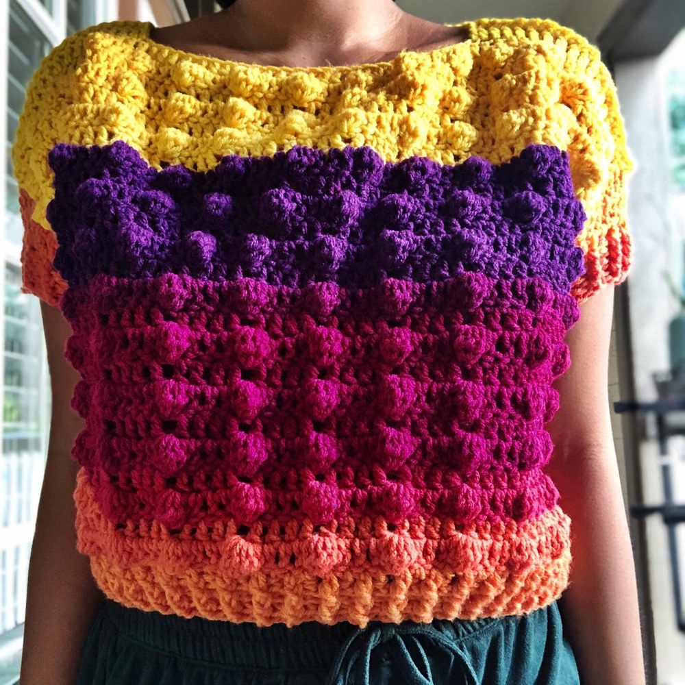 Crop top sweater